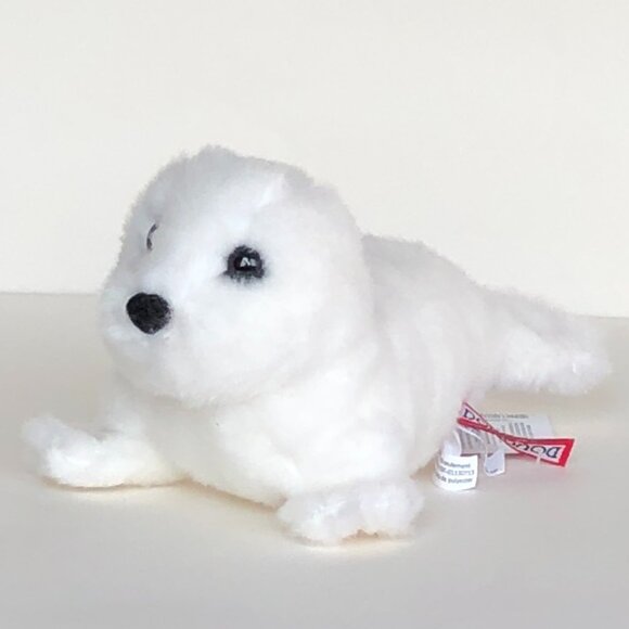 New w/Tag Douglas Plush  White Seal  Sprinkles Stuffed Animal 8.5" - Picture 6 of 10